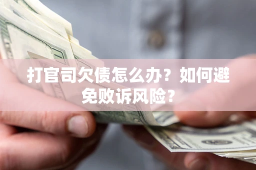 北京打官司欠债怎么办？如何避免败诉风险？